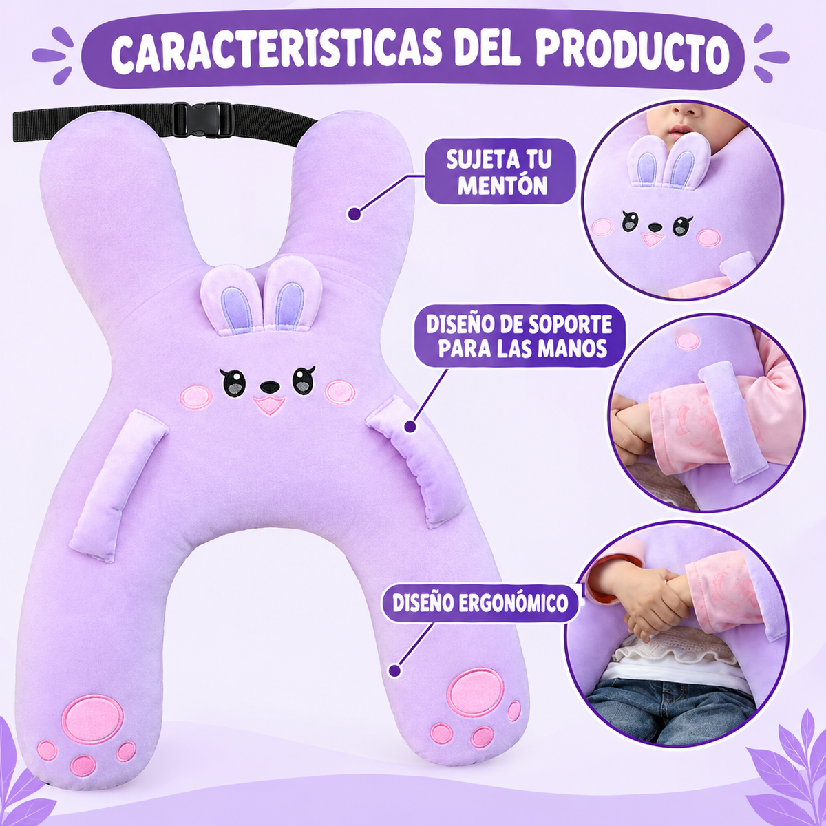 Cojín para Niños que Evita los Cuellos Torcidos